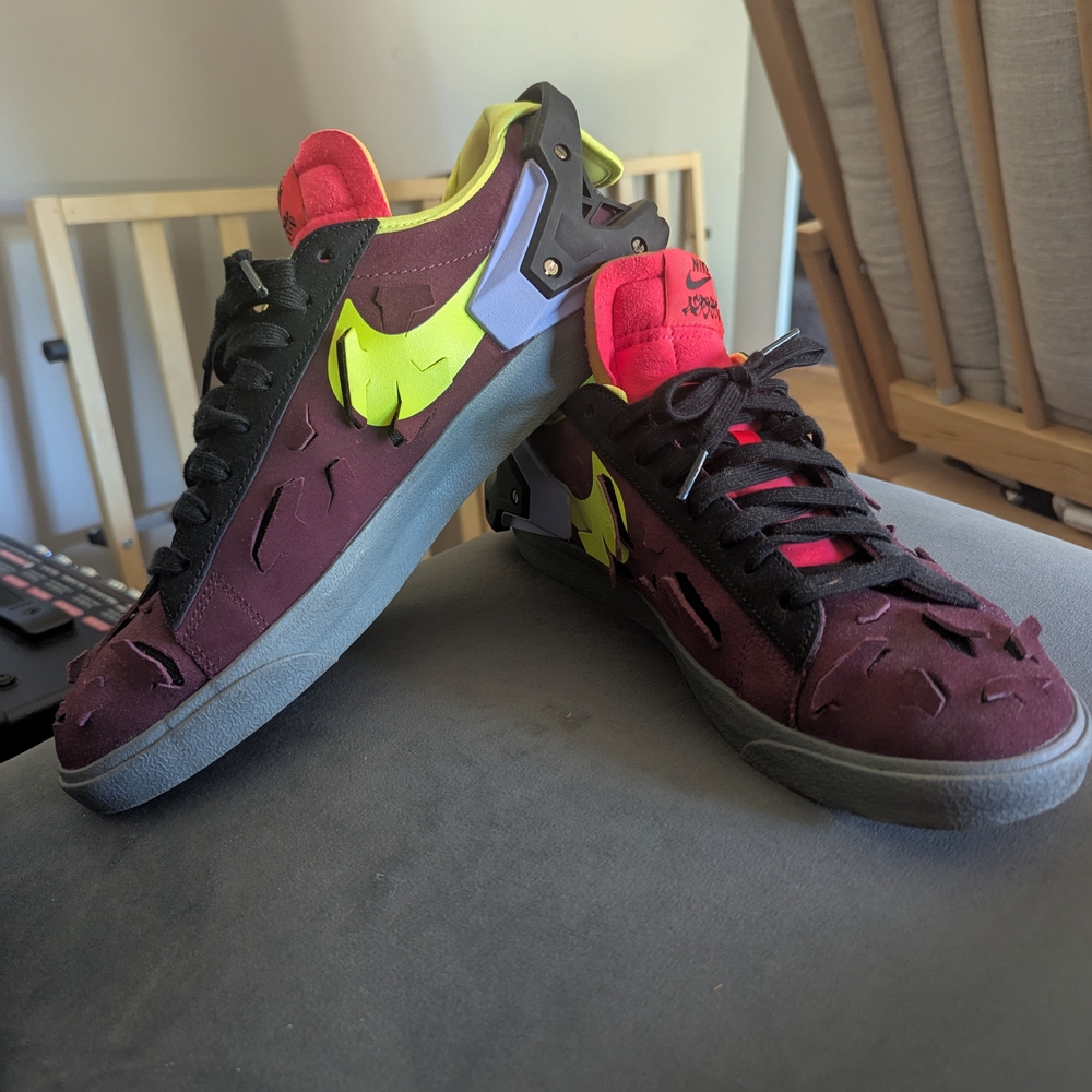 Nike Blazer Low Acronym Night Maroon